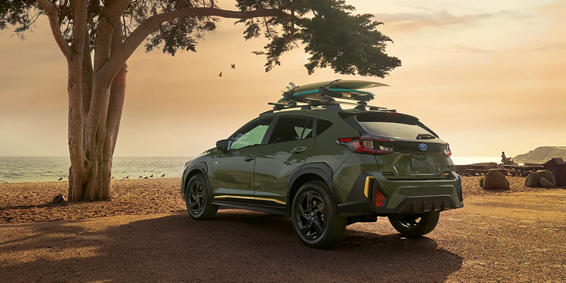 2026 Subaru Crosstrek in fornt of a lake
