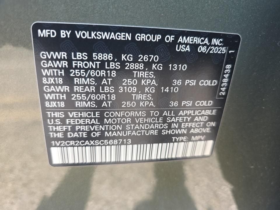 2025 Volkswagen Atlas 2.0T Peak Edition