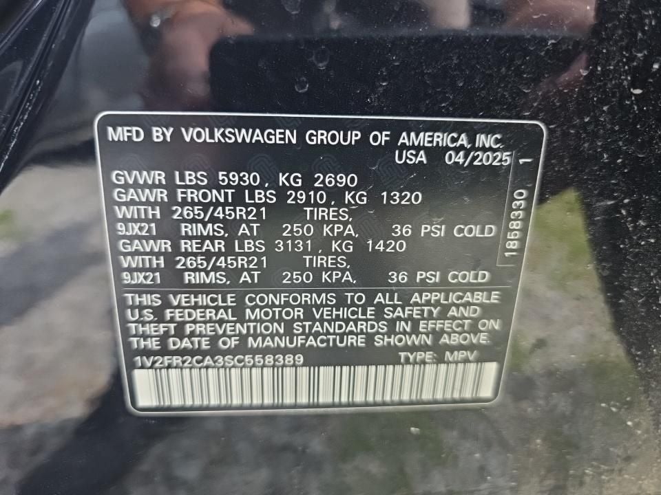2025 Volkswagen Atlas 2.0T SEL Premium R-Line