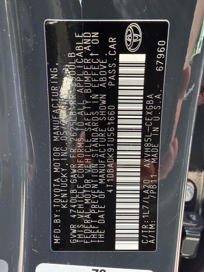 2026 Toyota Camry XLE