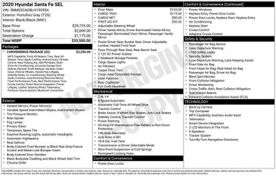 2020 Hyundai Santa Fe SEL