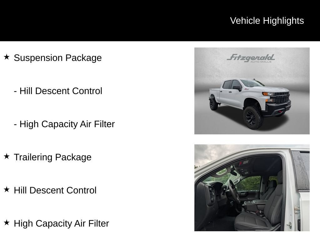 2020 Chevrolet Silverado 1500 Custom Trail Boss
