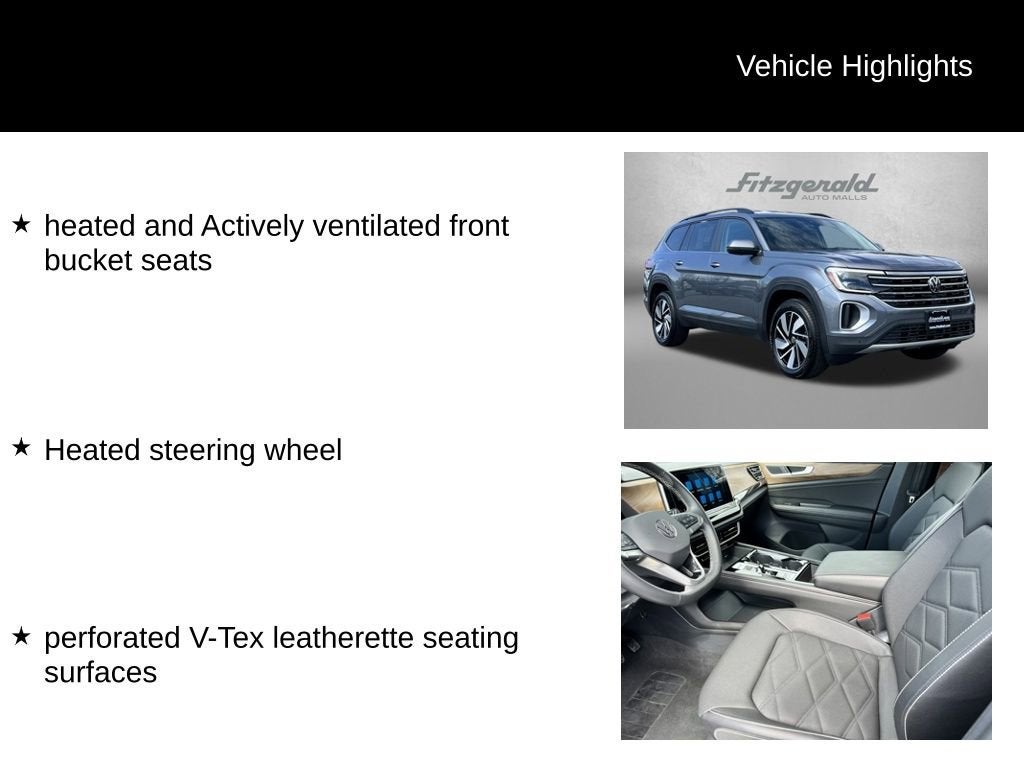 2025 Volkswagen Atlas 2.0T SE w/Technology