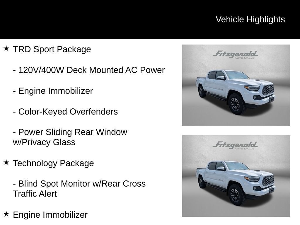 2023 Toyota Tacoma 4WD SR