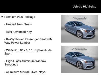 2016 Audi A3 2.0T Premium Plus
