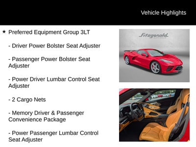 2022 Chevrolet Corvette Stingray Stingray 3LT