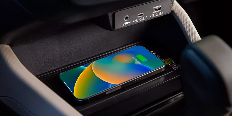 Forester Hybrid model interior mobile port view