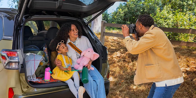 Forester Hybrid model interior rear view