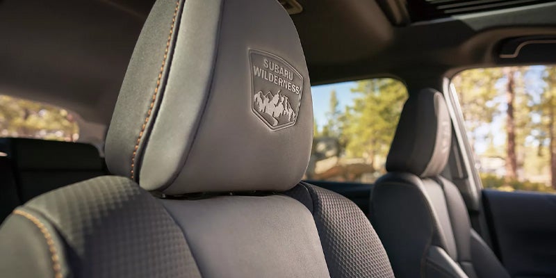 Outback Wilderness model interior seat view