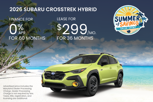 2026 crosstrek