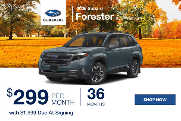 October 2026 Forester ICE Premium Mobile Banner
