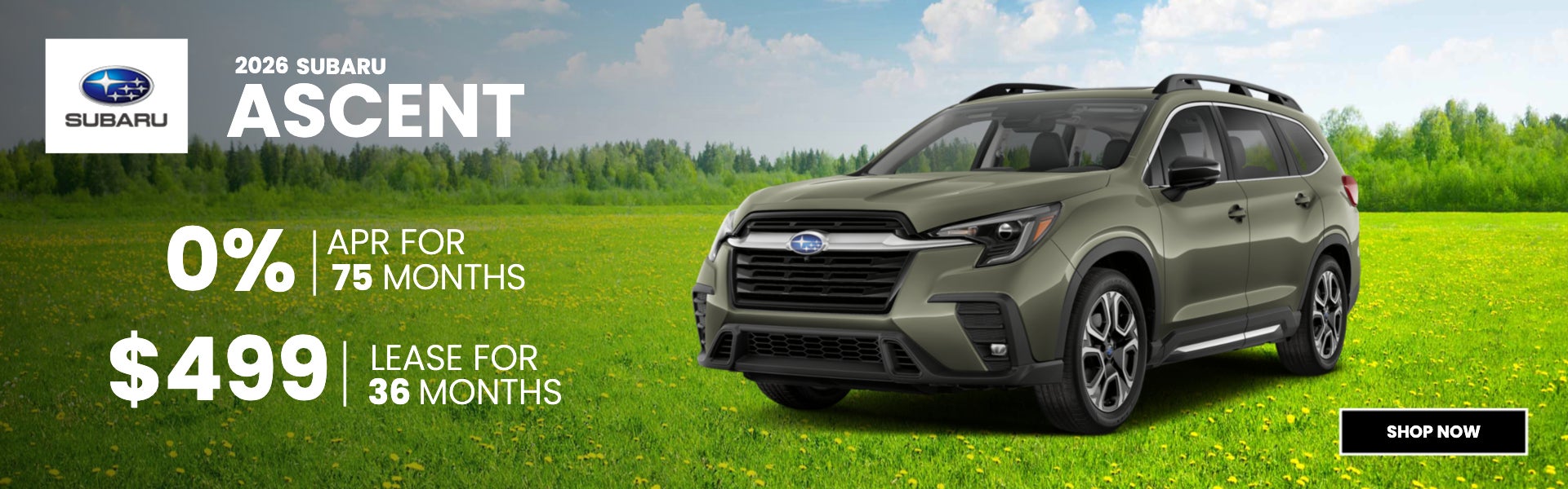 2026 subaru ascent offers