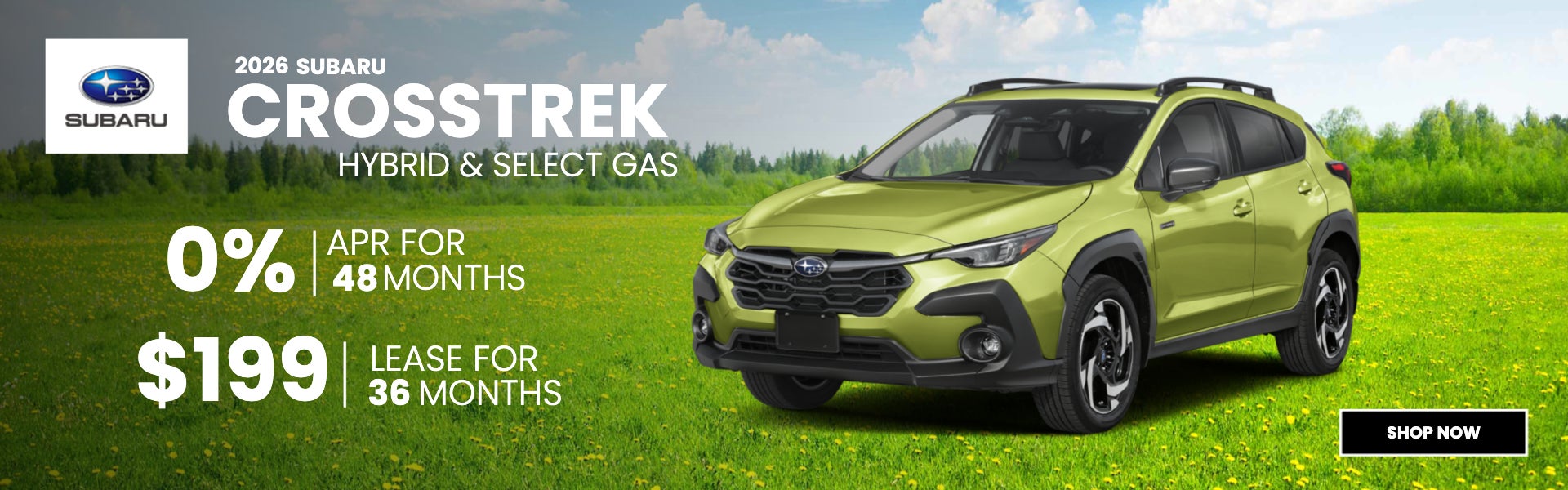 2026 subaru crosstrek offers